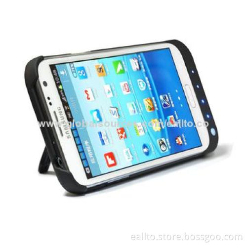 Backup power case for Samsung Galaxy Note 2 with Flap